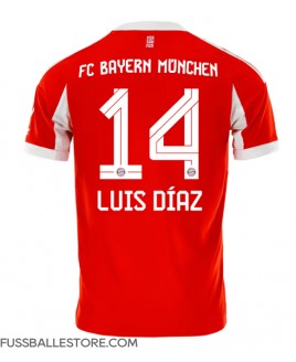 Günstige Bayern Munich Luis Diaz #14 Heimtrikot 2025-26 Kurzarm